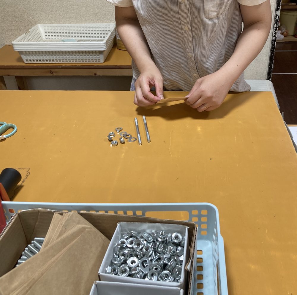 1週間の作業（流通加工）